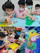 3大家一起合作DIY海馬寶寶