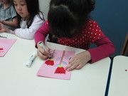 畫上莖及樹葉