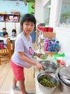吃飯盛湯很不方便