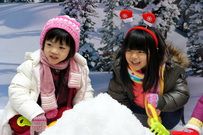 把握每一分鐘,認真玩雪囉