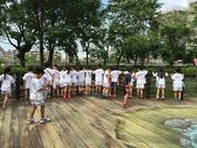 發現水中有魚兒