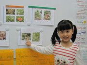 這些水果長在架子上
